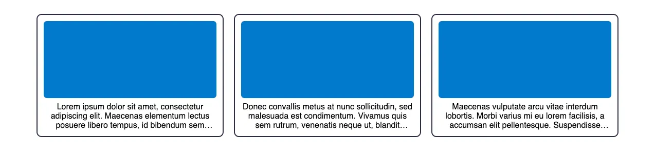 Card components implemented with line-clamp for uniform UI